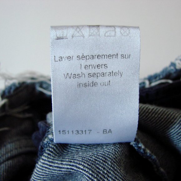 Sonia Rykiel Paris Ankle Crop Jeans Wide Leg High Rise Silver Studs EUR 40 or 31 - Picture 6 of 16